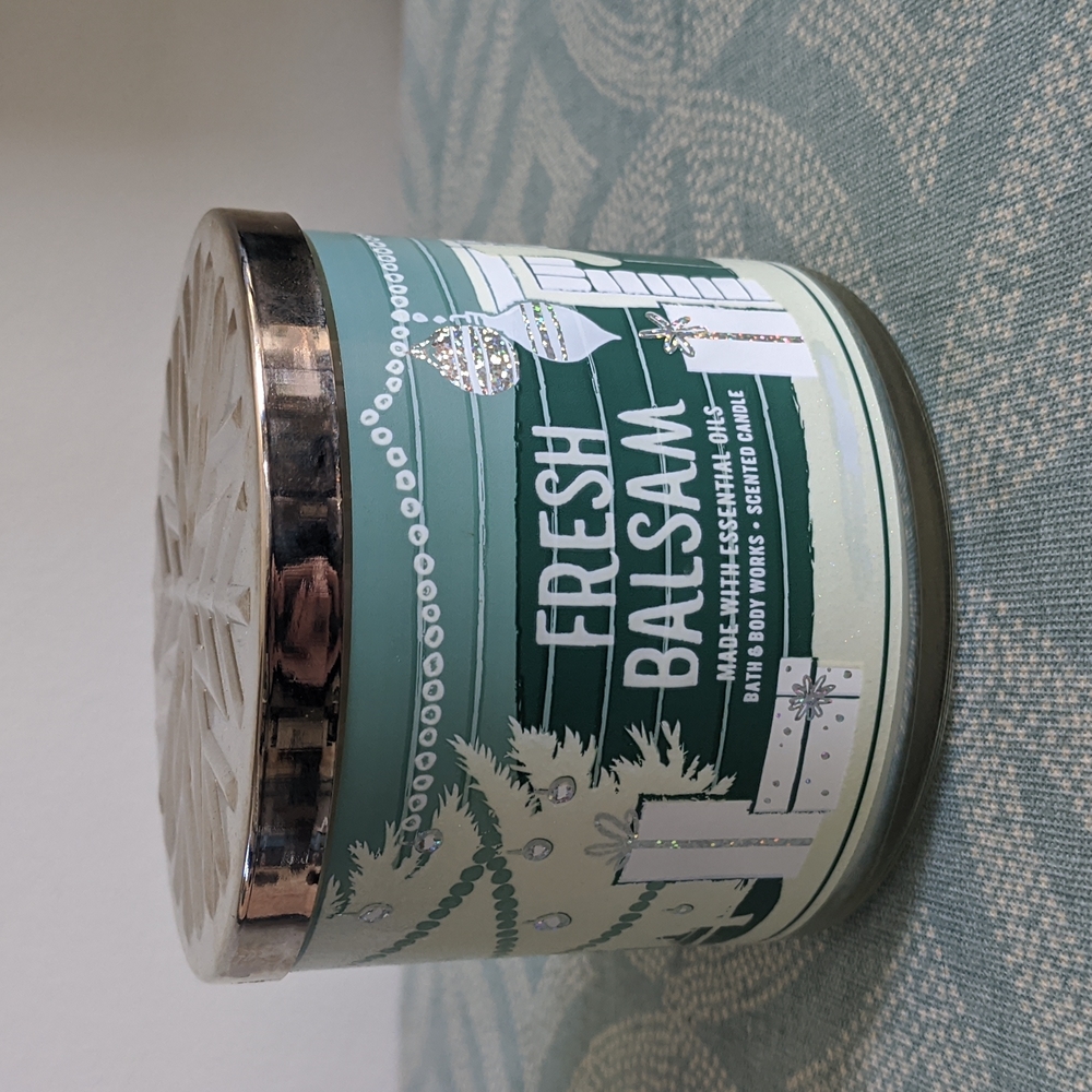 Bath and Body Works Fresh Balsam 3 Wick Candle